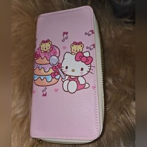 Hello Kitty Pink Icecream Party Wallet NWOT